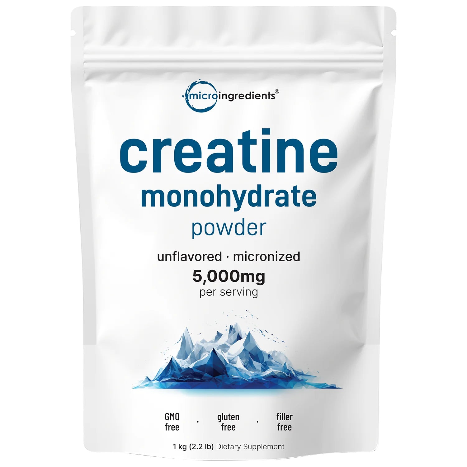 Micro Ingredients Creatine Monohydrate Powder Unflavored 1kg