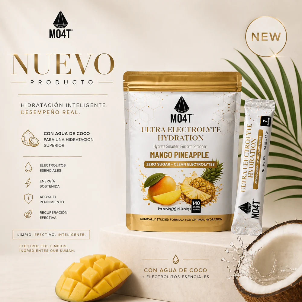 MO4T Electrolitos Mango-Pinapple  20 Sachets