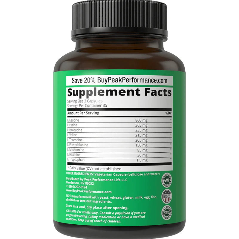Essential Amino Acids BCAA 105cap