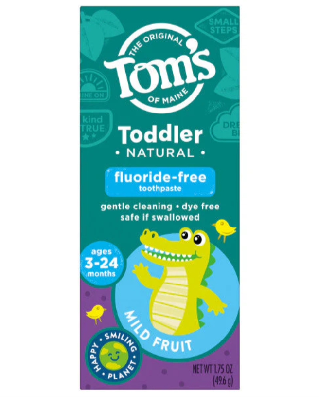 Toddler Training Toothpaste Fluoride Free Mild Fruit Toothpaste