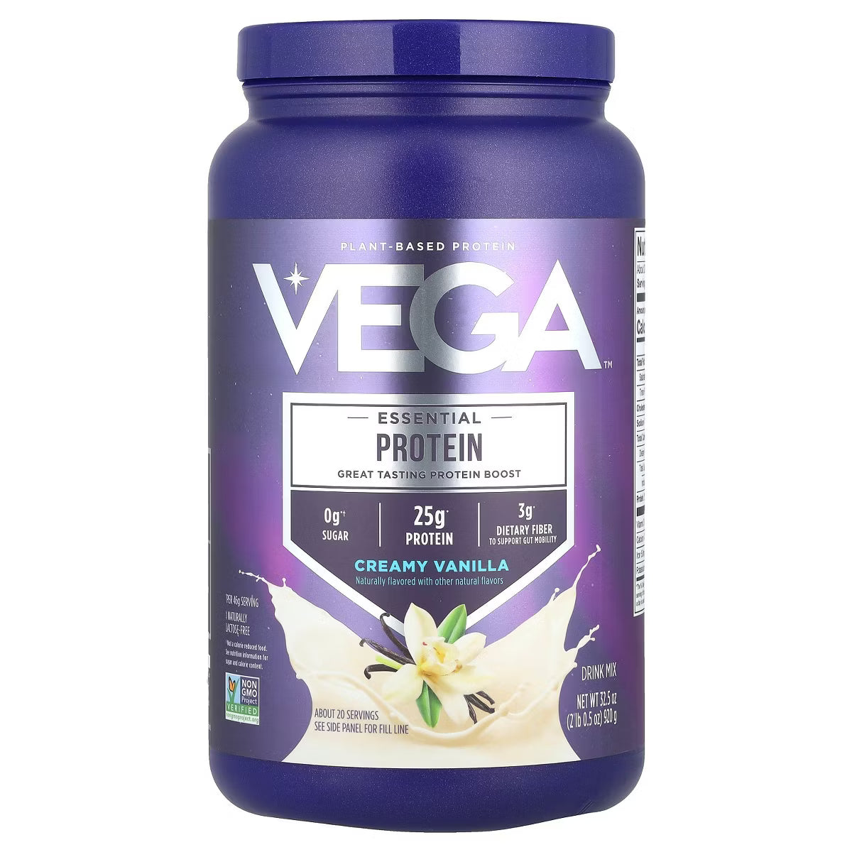 Vega, Essential Plant-Based Protein, 2 lb 0.5 oz (920 g)